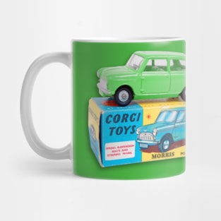 GREEN MORRIS MINOR TOY CAR Mug